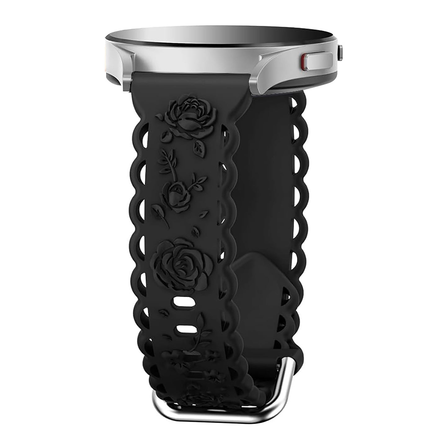 Suitable for 20mm flat silicone strap with hollowed out rose style strap
